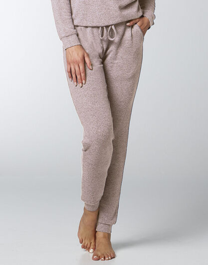 Pantaloni in jersey fluido e caldo, natural melange, , LOVABLE